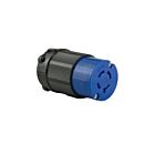 Techspan L15-20C 20A Bleu Connecteur femelle à verrouillage par rotation