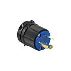 Techspan L6-30P 30A Bleu Fiche mâle à verrouillage par rotation