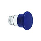 Techspan PB-BC6 10A Bleu Bouton-poussoir à tête champignon