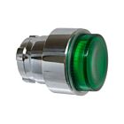 Techspan PB-BW13 10A Vert Bouton-poussoir saillant à rappel par ressort pour ampoules incandescentes