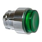 Techspan PB-BWL13 10A Vert Bouton-poussoir saillant illuminé à rappel par ressort