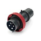 Techspan SCA420P6W 20A Rouge Fiche à broches et manchon