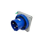 Techspan SCM3100B6W 100A Bleu Socle de connecteur à broches et manchon