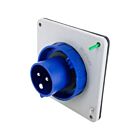 Techspan SCM320B6W 20A Bleu Socle de connecteur à broches et manchon