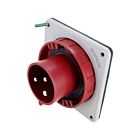 Techspan SCM360B7W 60A Rouge Socle de connecteur à broches et manchon