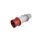 Techspan SCM520P6S 20A Rouge Fiche à broches et manchon