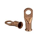 Techspan Tech662540 Cosses droites en cuivre avec trou (Paquet de 2)