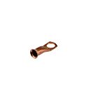 Techspan Tech662546 Cosses droites en cuivre avec trou (Paquet de 2)