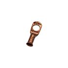 Techspan Tech662639 Cosses droites en cuivre avec trou (Paquet de 4)