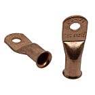Techspan Tech662642 Cosses droites en cuivre avec trou (Paquet de 2)