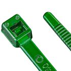 Techspan Tech-662787 Vert Attache-câbles (Paquet de 10)