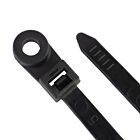 Techspan Tech-662820 Noir Attache-câbles (Paquet de 100)