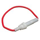 Techspan Tech-664083 20A Fil noir/Support rouge Porte-fusibles