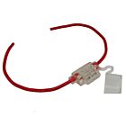 Techspan Tech-664120 Fil rouge/Support transparent Porte-fusibles