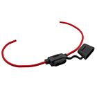 Techspan Tech-664132 Fil rouge/Support noir Porte-fusibles