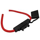 Techspan Tech-664139 Fil rouge/Support noir Porte-fusibles