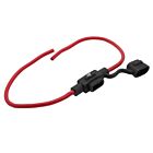 Techspan Tech-664153 Fil rouge/Support noir Porte-fusibles