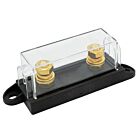 Techspan Tech-666148 Support noir/Couvercle transparent Porte-fusibles
