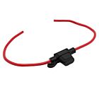 Techspan Tech-666260 Fil rouge/Support transparent Porte-fusibles