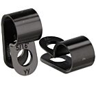 Techspan Tech-667053 Noir Colliers de câble en nylon (Paquet de 10)