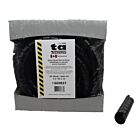 Techspan tech-669837 Noir anti-UV Gaine spiralée robuste