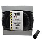 Techspan tech-669838 Noir anti-UV Gaine spiralée robuste