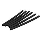 Techspan tech-669955 Noir Gaine thermorétractable à paroi simple (Paquet de 6)
