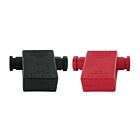 Techspan Tech692677 Noir/Rouge Couvre-bornes de batterie de type drapeau
