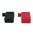Techspan Tech692683 Noir/Rouge Couvre-bornes de batterie coudés à droite