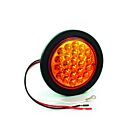 Techspan tech-705147 Ambre LED Feu clignotant/arrière rond 4 po
