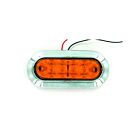 Techspan tech-705161 Ambre LED Feu clignotant/arrière ovale