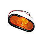 Techspan tech-706282 Ambre Incandescente Clignotant latéral intermédiaire ovale