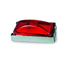 Techspan tech-712217 Rouge Incandescente Feu de gabarit/position rectangulaire (1 x 2 po)