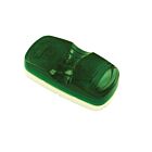 Techspan tech-712332 Vert LED Feu de gabarit/position à coins carrés 2 x 4 po