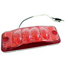 Techspan tech-712405 Rouge LED Feu de gabarit/position 2 x 6 po