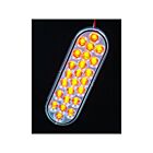 Techspan tech-735205 Diodes ambre/lentille transparente LED Feu clignotant/arrière ovale