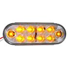 Techspan tech-735207 Diodes ambre/lentille transparente LED Feu clignotant/arrière ovale