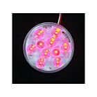 Techspan tech-735217 Diodes rouges/lentille transparente LED Feu d'arrêt/clignotant/arrière rond 4 po