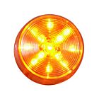 Techspan tech-735373 Diodes ambre/lentille transparente LED Feu de gabarit/position rond 2 1/2 po