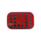 Techspan tech-735382 Rouge LED Feu d'arrêt/clignotant/arrière rectangulaire