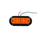 Techspan tech-735385 Ambre LED Feu clignotant/arrière rond 7 po