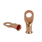 Techspan Tech762550 Cosses droites en cuivre avec trou (Paquet de 20)