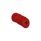 Techspan Tech762647 Rouge Protecteurs/rondelles de bornes de batterie (Paquet de 10)