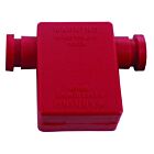 Techspan Tech762679 Rouge Couvre-bornes de batterie de type drapeau (Paquet de 10)