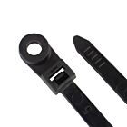Techspan Tech-762820 Noir Attache-câbles (Paquet de 25)