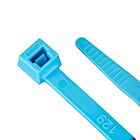 Techspan Tech-762917 Bleu Attache-câbles (Paquet de 100)