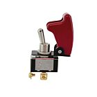 Techspan Tech765004 Rouge Couvercle de protection rabattable pour interrupteurs à levier de format universel