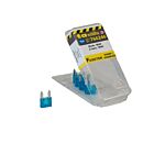 Techspan Tech-766246 15A Bleu Fusibles à lame mini (Paquet de 5)