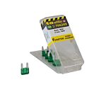 Techspan Tech-766249 30A Vert Fusibles à lame mini (Paquet de 5)
