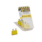 Techspan Tech-766549 20A Jaune Fusibles à lame standard (Paquet de 5)